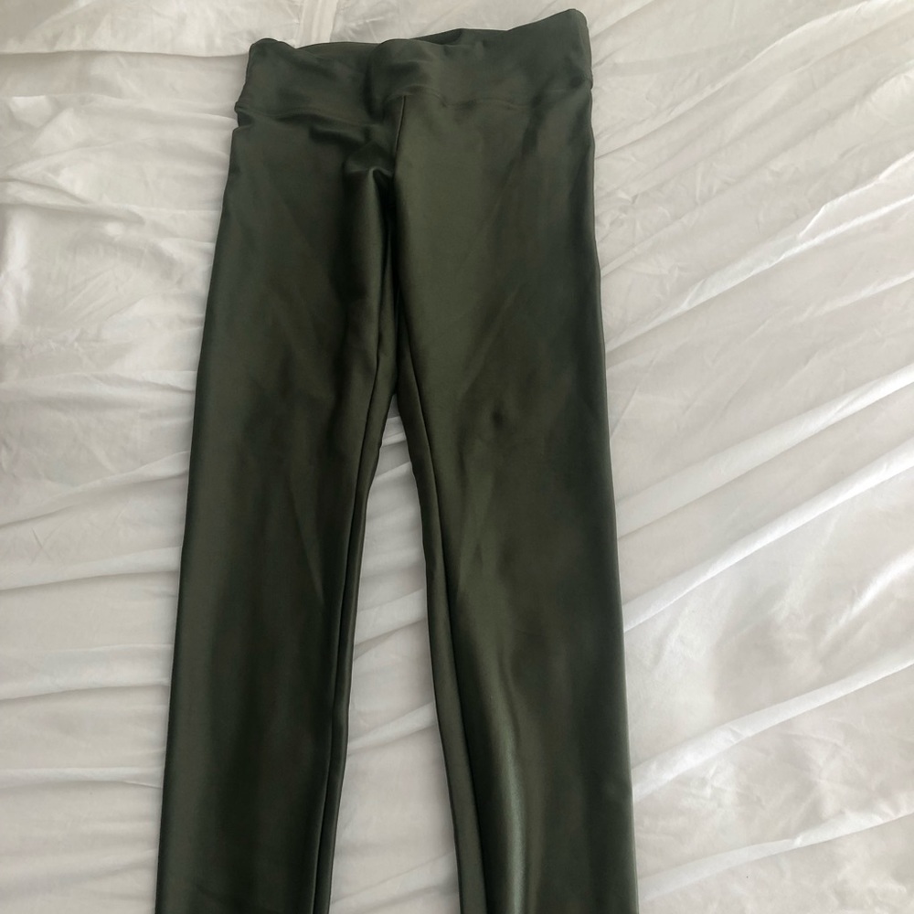 Koral army green lustrous leggings